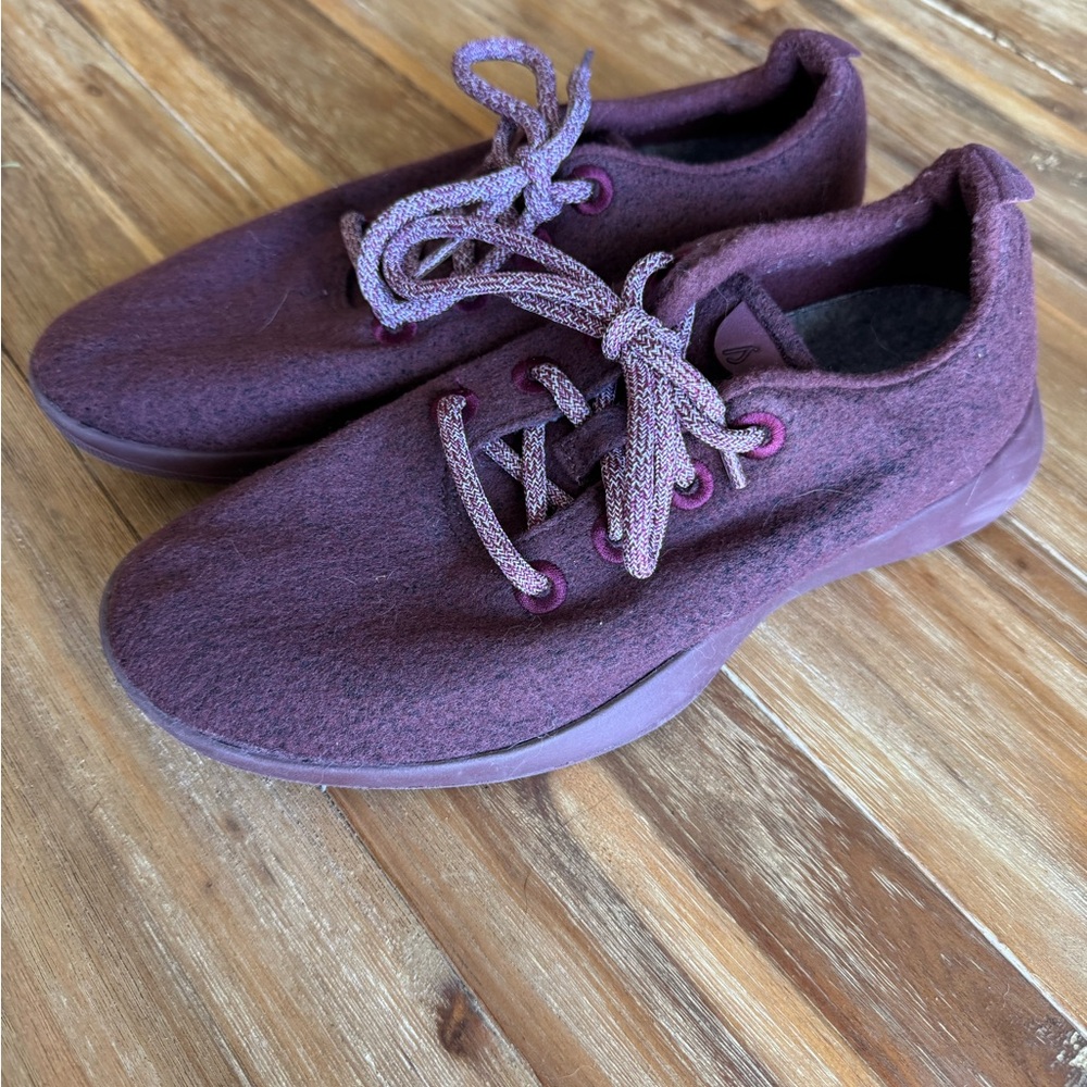 Women’s Allbirds Burgundy Wool Sneakers